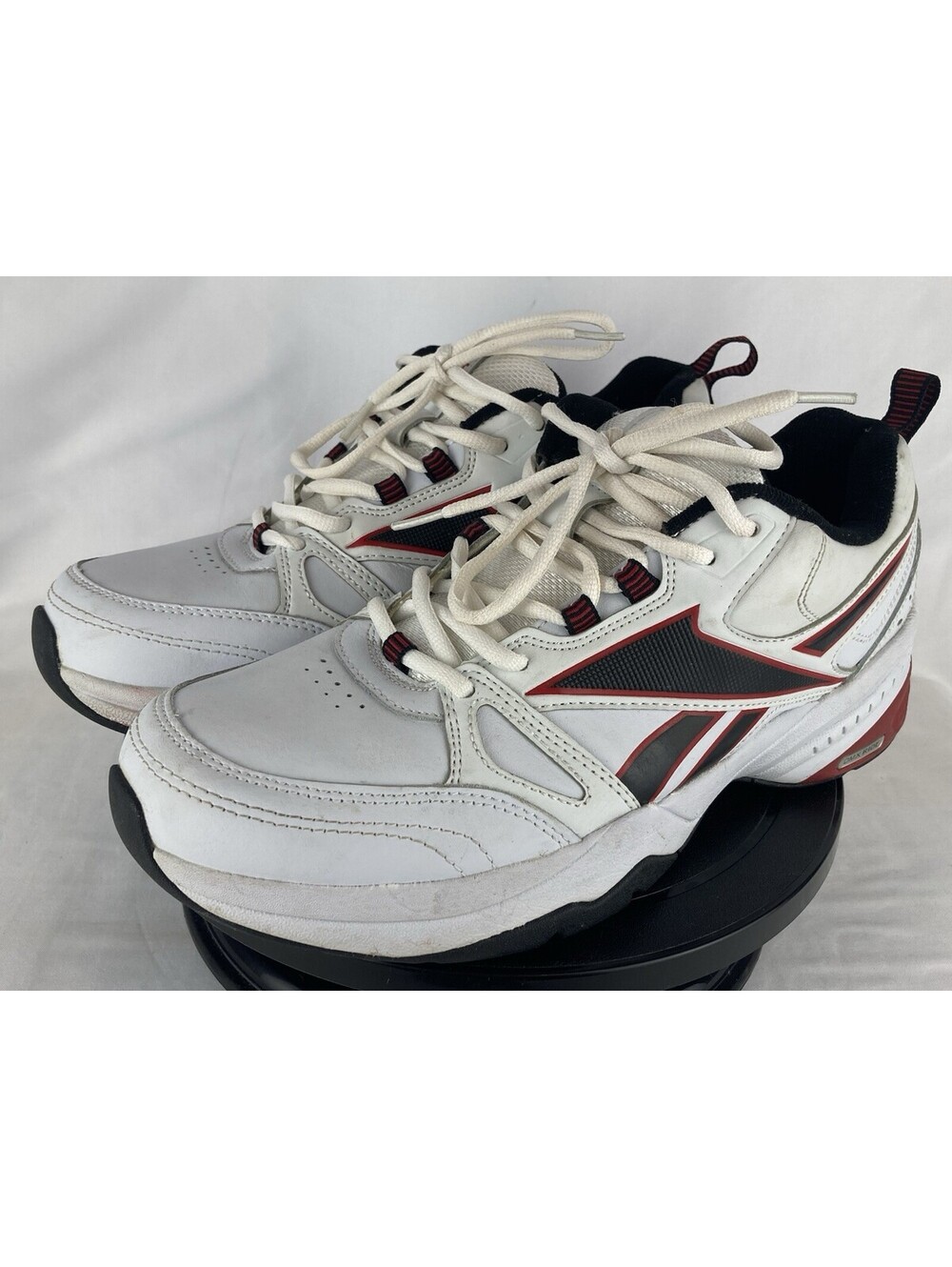 Men’s Size 11 Reebok DMX Ride White Red Black Walking Athletic Sneakers Shoes